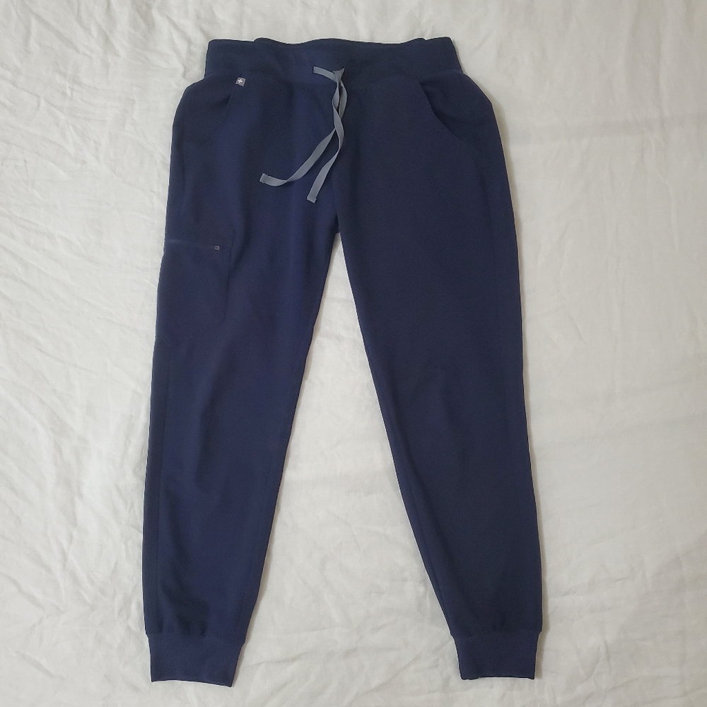 Figs Women's Navy Zamora Jogger Scrub Pants (Medium)